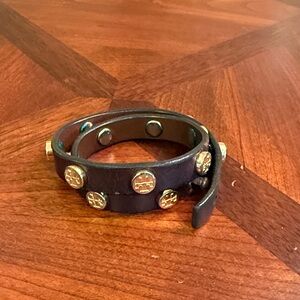 Tory Burch Brown Wrap Bracelet